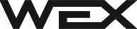 WEX logo in bold letters