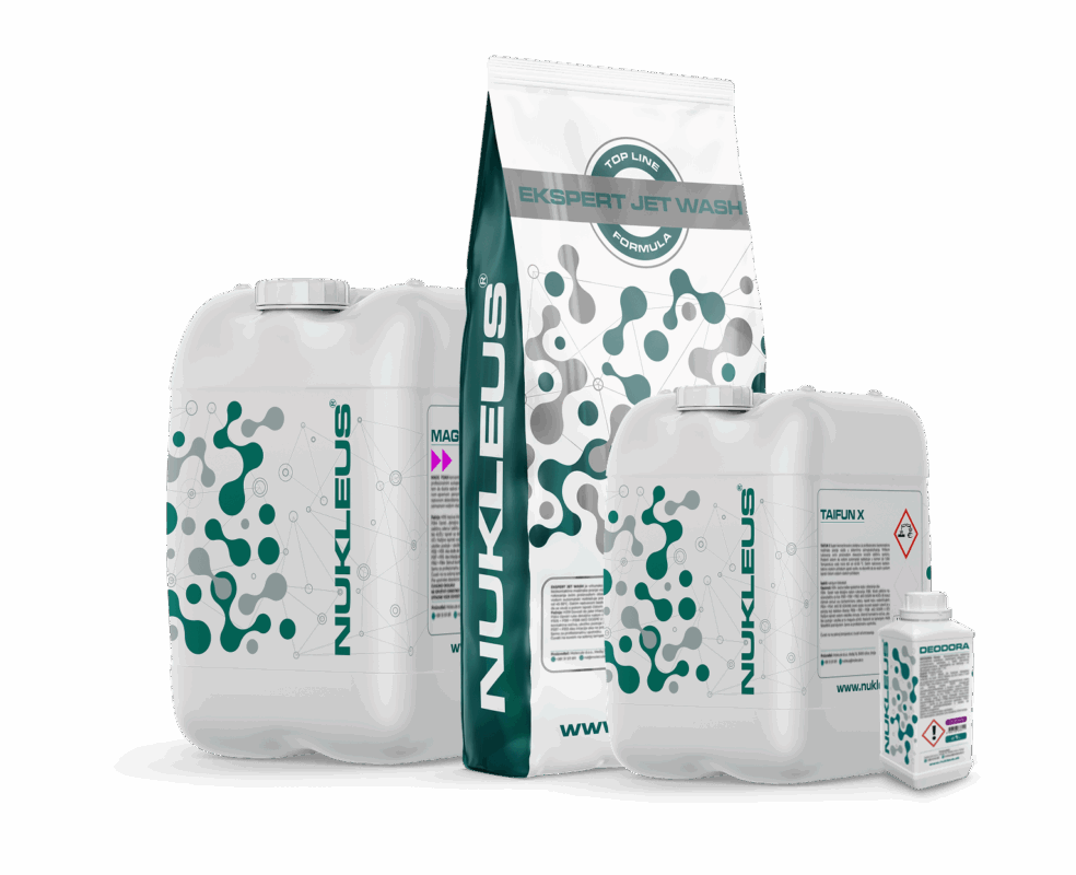 Cleaning products with modern packaging design